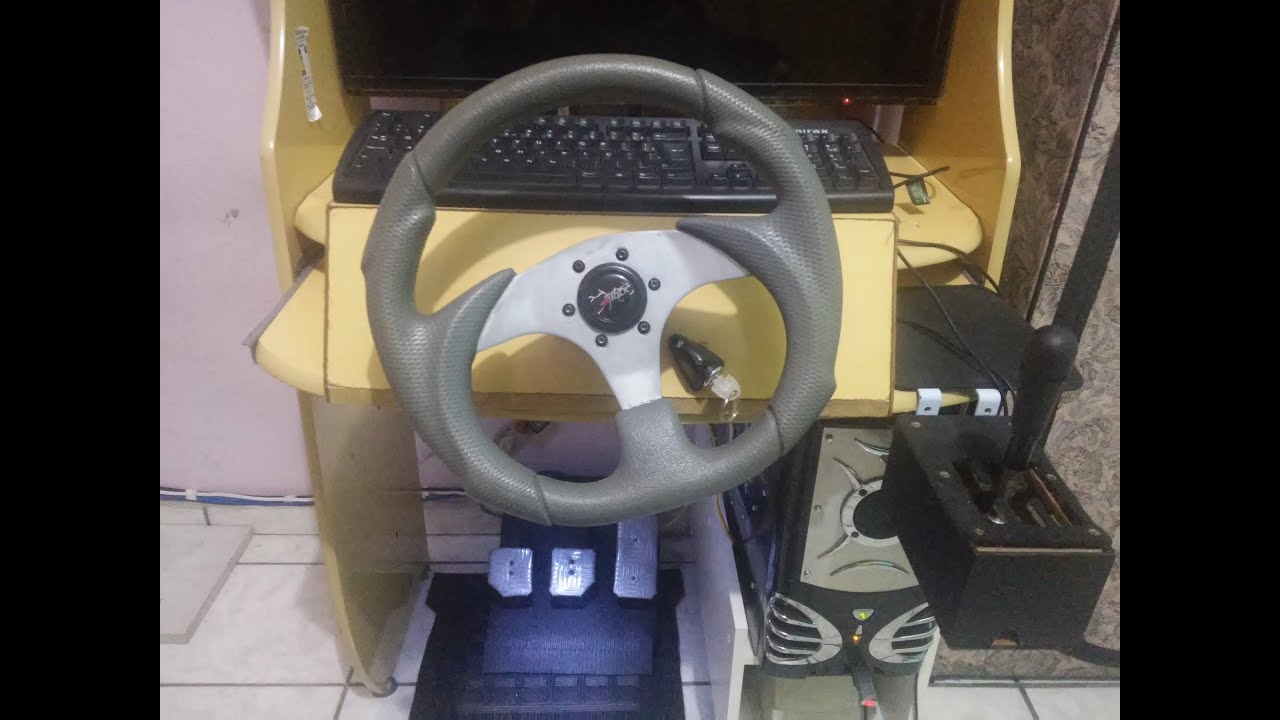 Volante Caseiro,  Embreagem , Câmbio H-Shifter (TESTE) Parte 1