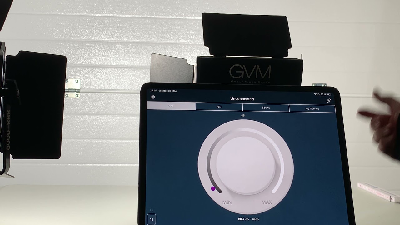 GVM RGB - Super Videoleuchte