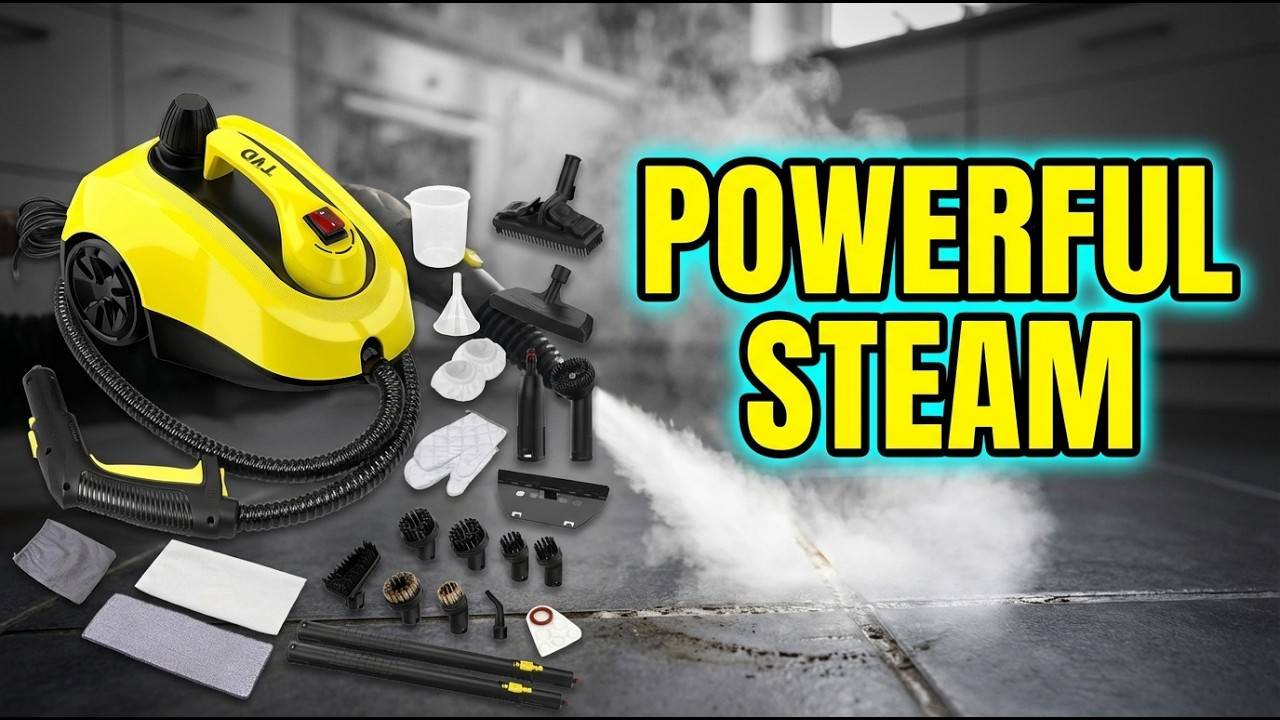 TVD Steam Cleaner: Beats Grime Without Chemicals? [Demo]