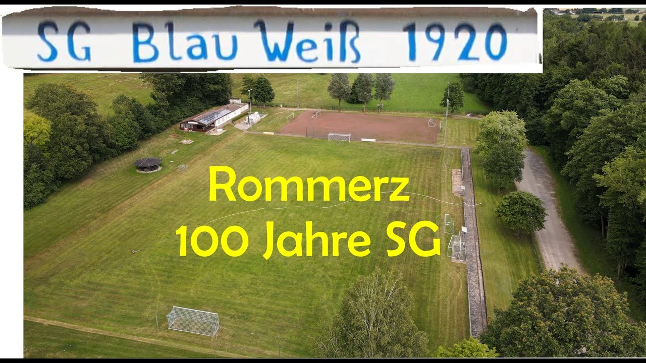 100 Jahre SG Blau Weiß Rommerz - Imagefilm  Kemmetestadtion - Fußball im Jahr 2020