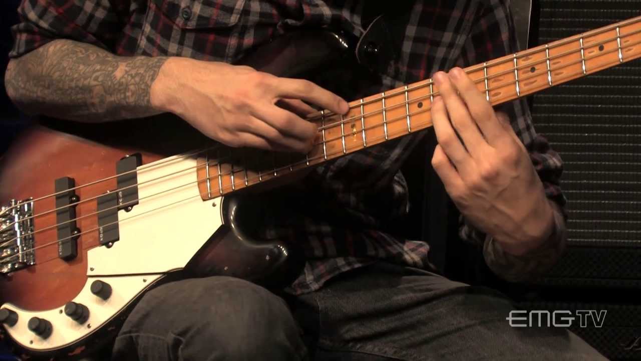 Evan Brewer, bassist for The Faceless, plays Contraband on EMGtv
