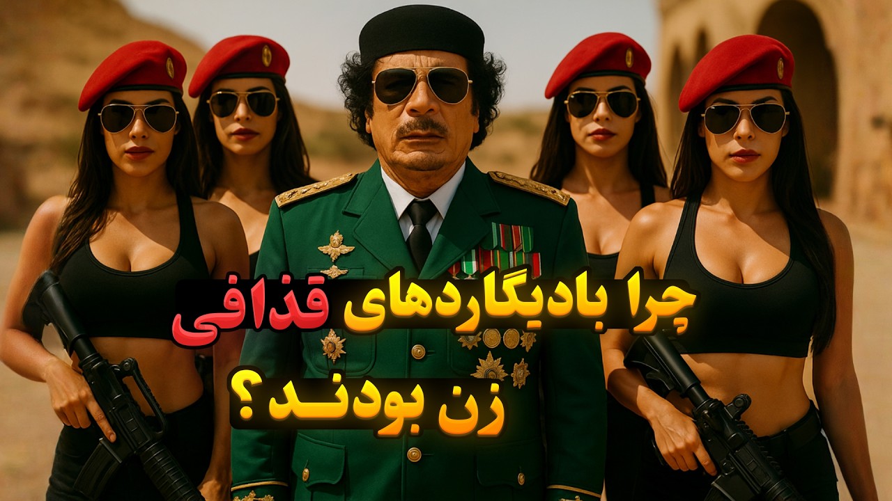 چهل زنی که محافظ قذافی بودند! اما حقیقتی تاریک پشت این ماجرا پنهان بود...