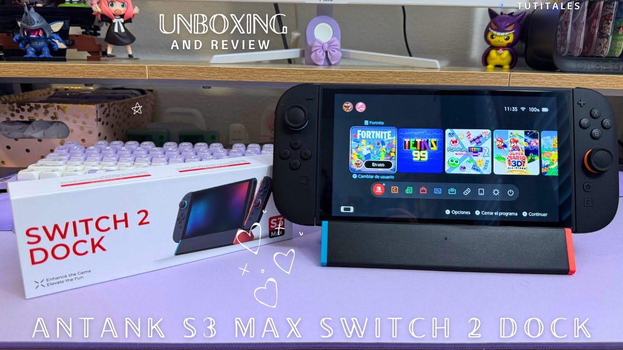 Unboxing + Review: Antank S3 Max TV Dock for Nintendo Switch 2 🎮💗