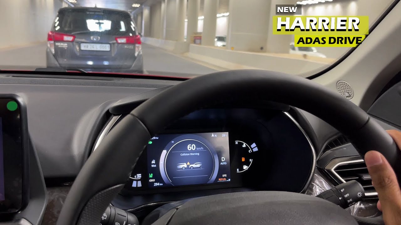 New Harrier *ADAS DRIVING* On Highways, New Engine Collision Brake | First Drive