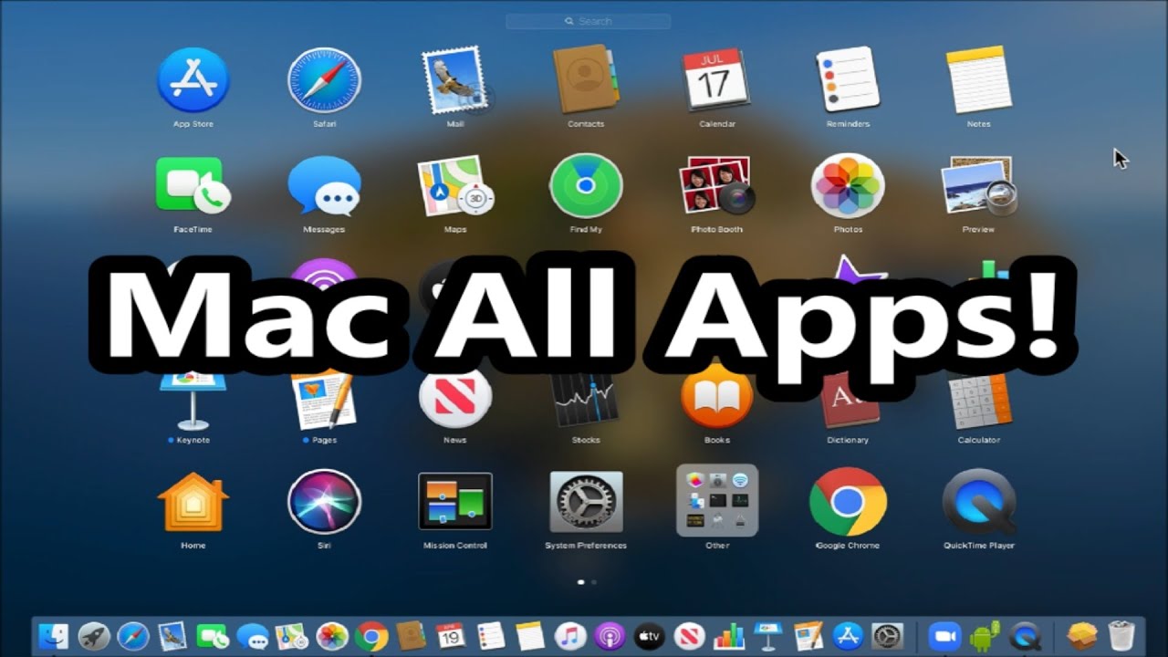 How to View All Apps on MacBook