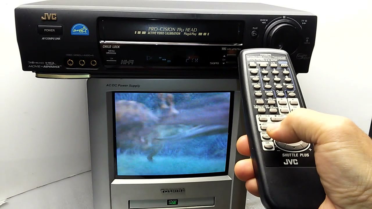 JVC HR-VP676U 4 Head HI-Fi VIdeo Cassette Recorder VCR