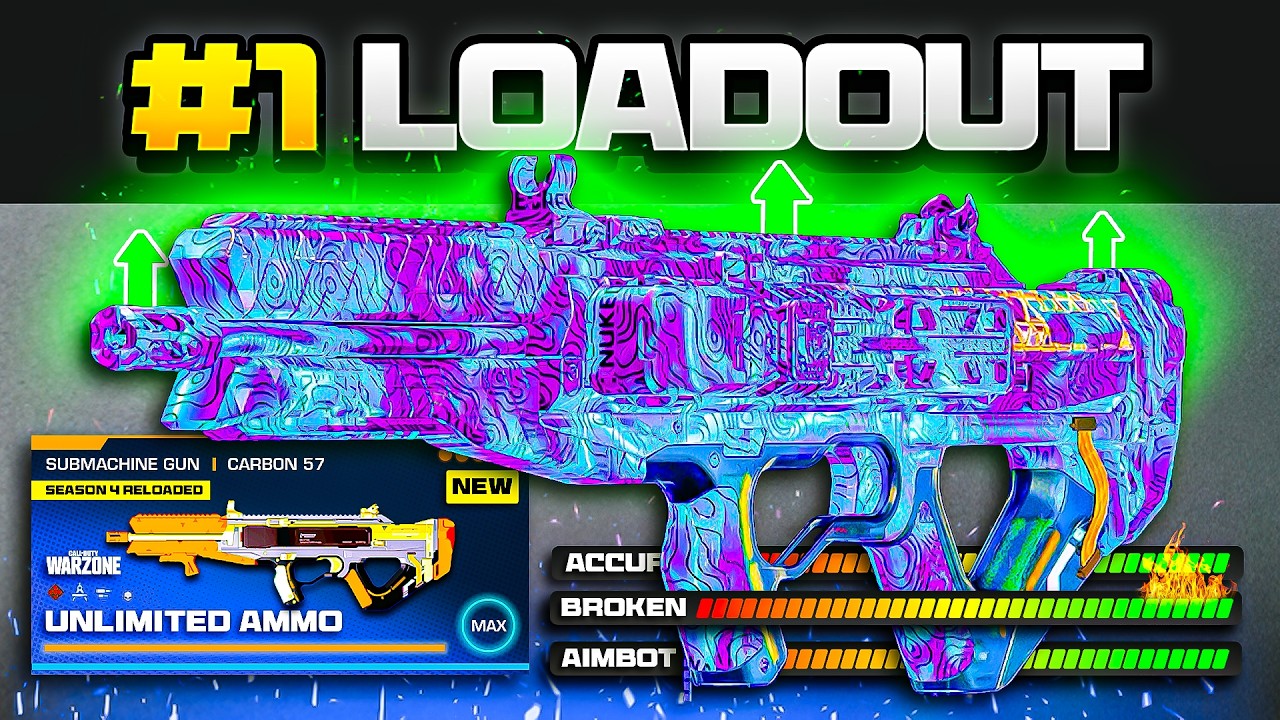 the BEST *BROKEN* META LOADOUT in Warzone after the NEW UPDATE! (BUFFED CARBON 57 Setup)