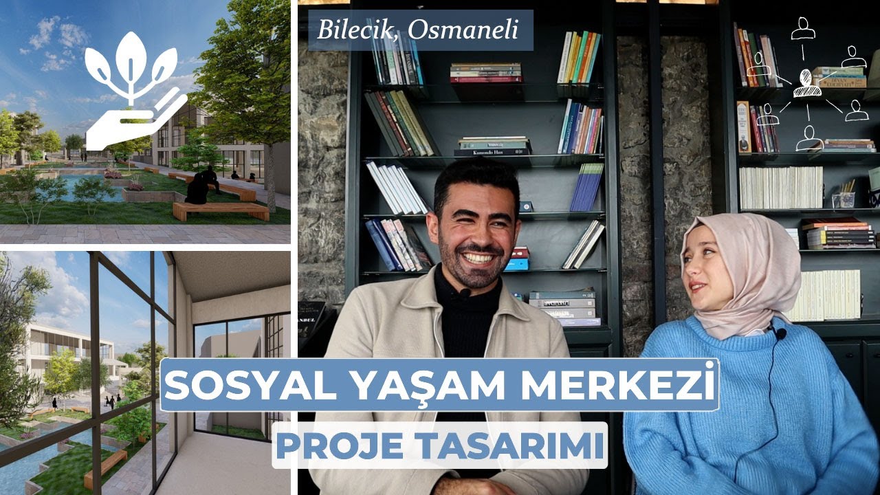 Sosyal Yaşam Merkezi, Mimari Proje Tasarımı | Ayşe Nur Akkaya