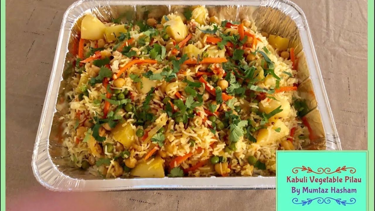 Kabuli Vegetable Rice Pilaf/Pulao| Mumtaz Hasham