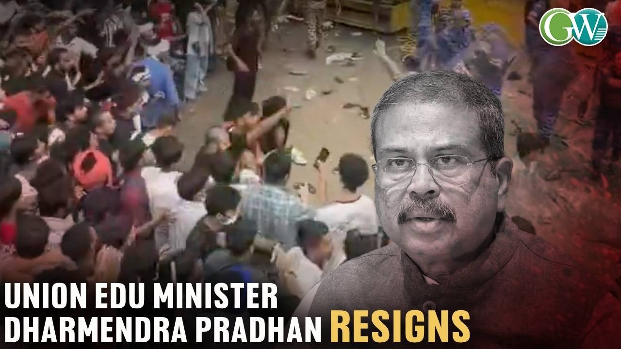 UNION EDU MINISTER DHARMENDRA PRADHAN RESIGNS