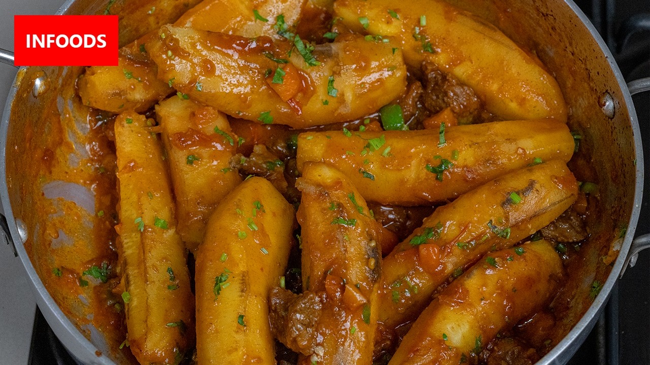 🇺🇬 Ugandan Beef Katogo Recipe | How to Cook Katogo with Beef | Ugandan Foods | Infoods