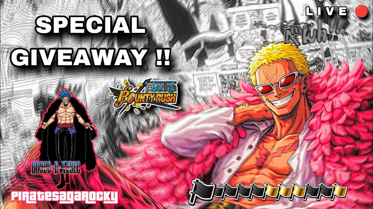 GIVEAWAY ANNOUNCEMENT LIVE ONE PIECE BOUNTY RUSH
