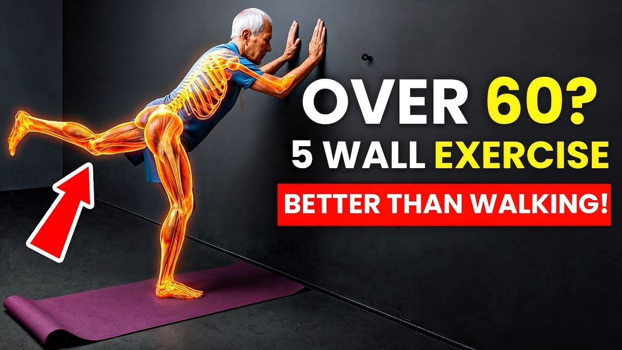 Surgeon REVEALS: 5 Wall Exercises Proven To Outperform Walking After 60 | Senior Health Tips