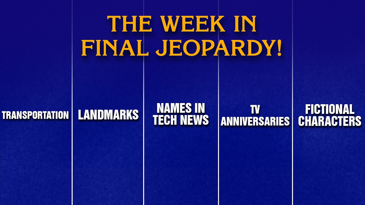 A Week in Final Jeopardy!: 9/14 - 9/18 | JEOPARDY!
