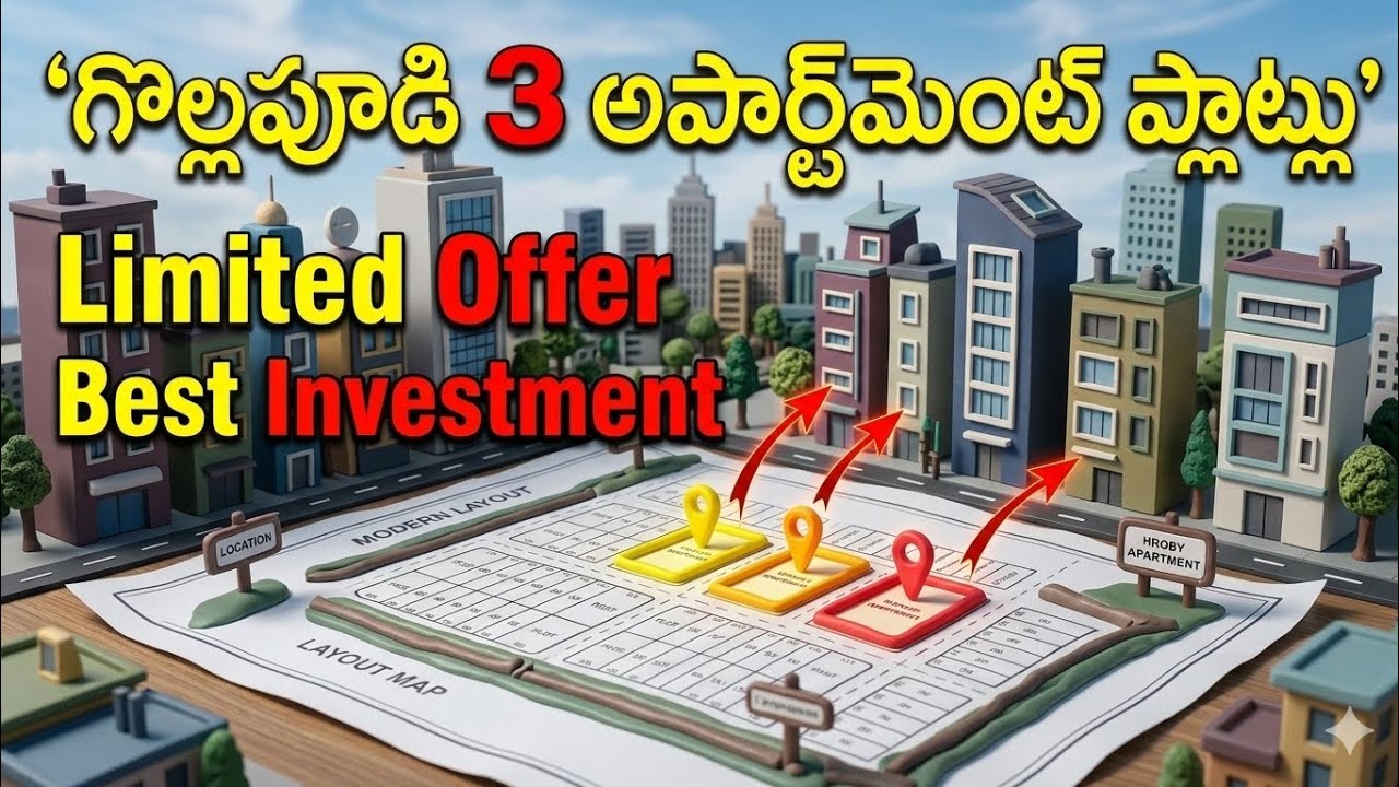 Low Cost 3BHK, 4BHK & 5BHK Flats for Sale in Gollapudi | Bank Auction Properties Vijayawada