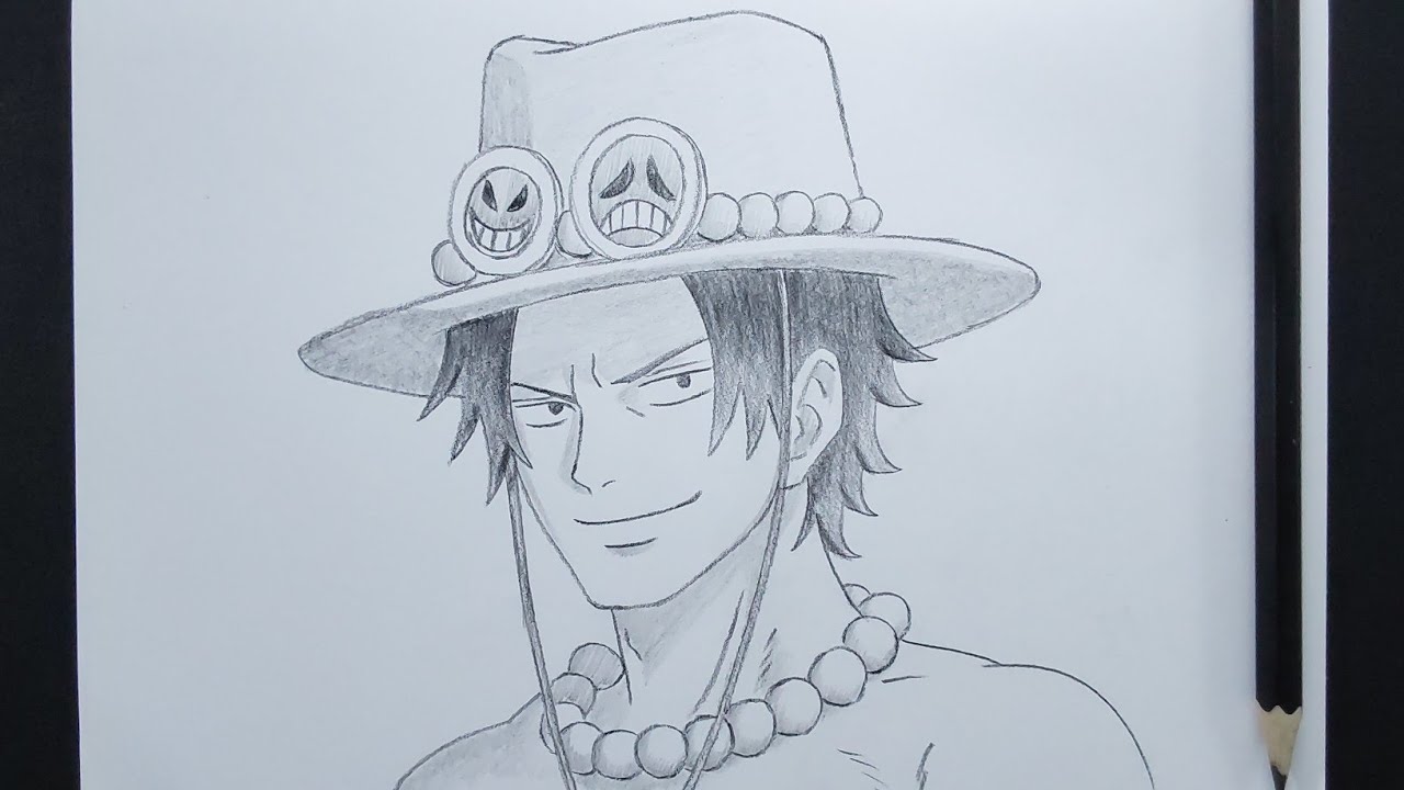 How To Draw Ace Portgas D Ace From One Piece Step By Step || Easy Anime Drawing