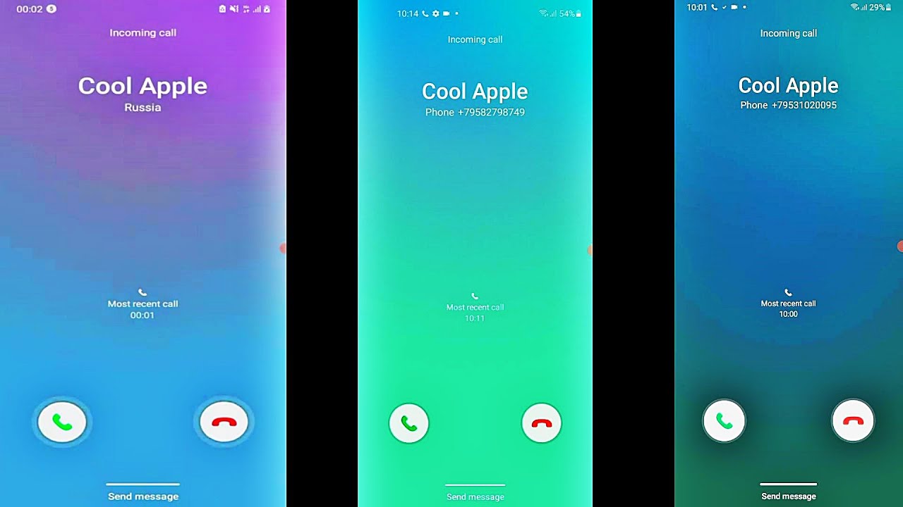 Samsung Galaxy A10 vs A11 vs A12 / screen calls recorded