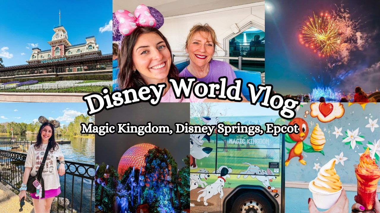 DISNEY WORLD VLOG🏰🎇 Magic Kingdom, Tiana's Bayou, Summer House on the Lake, Epcot, Fireworks & more!