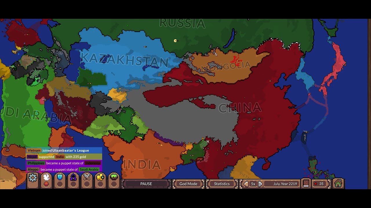 What if China attacks Japan? | World Map Simulation