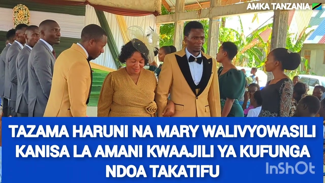 #LIVE:HARUNI NA MKEWE WATINGA KANISA LA AMANI SDA CHURCH KWAAJILI YA NDOA TAKATIFU JIJINI DARESALAAM