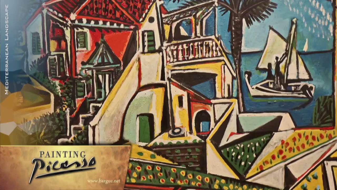 Speedpaint Picasso + Free PDF how to Re-create Your Own Cubistic Master Painting.