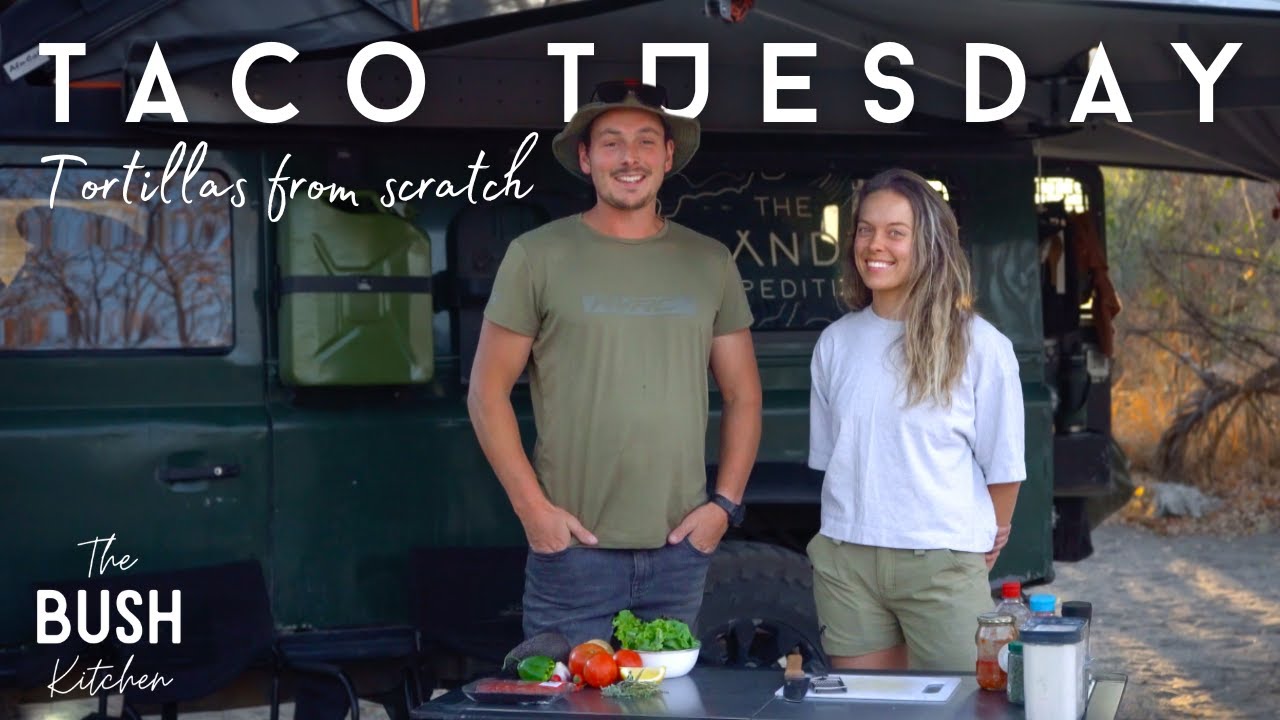 Taco Tuesday!! | Flour Tortilla Wrap Recipe | Tex-Mex | The Bush Kitchen