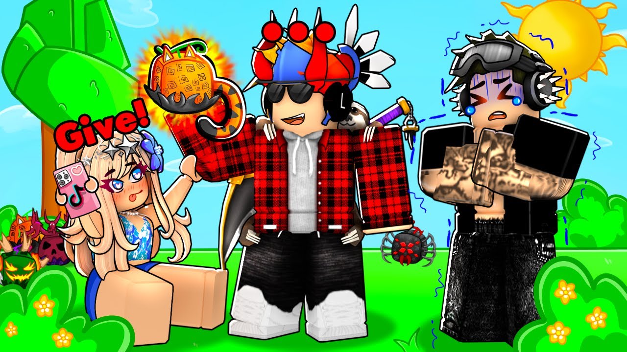 This TIKTOKER SCAMMED The POOREST Players, So I Did THIS... (ROBLOX BLOX FRUIT)
