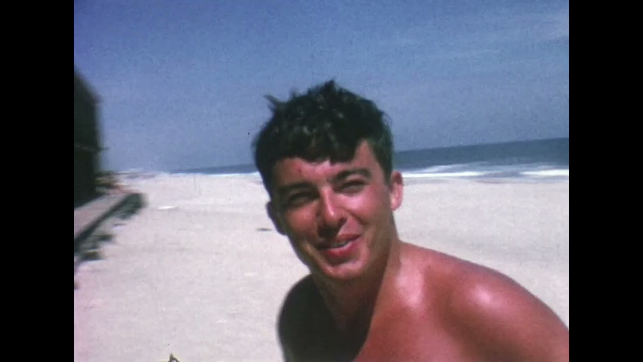 Jeb and Nel at the beach in the 60's