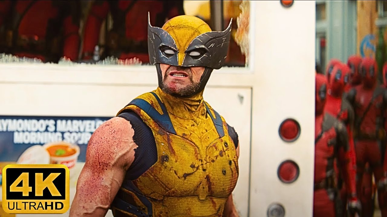 Peter Saves Deadpool & Wolverine From Deadpool Corps - Full Scene 4K - Deadpool & Wolverine (2024)