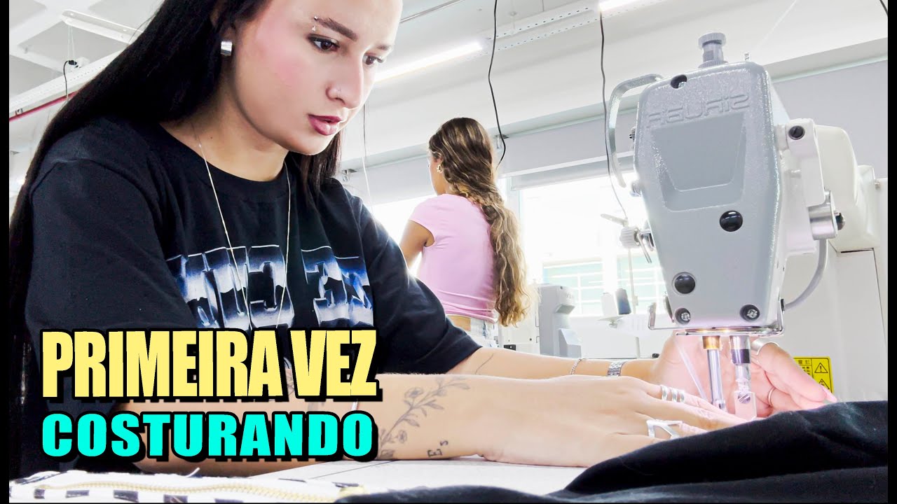 MINHA PRIMEIRA AULA DE COSTURA NA FACULDADE!