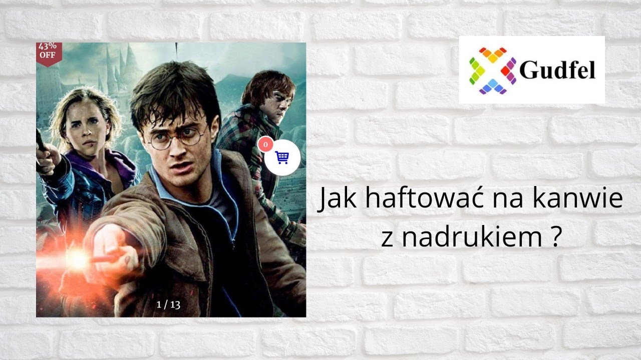 Jak haftować na kanwie z nadrukiem ?🤔