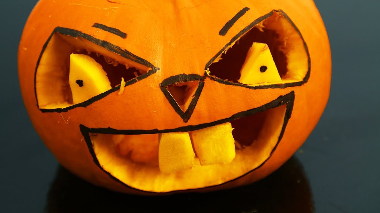 Dynia na Halloween 🎃 Jak zrobić dynię na halloween 🦇 Upiorna dynia na Halloween 💀 Pumpkins🎃💀☠🦇