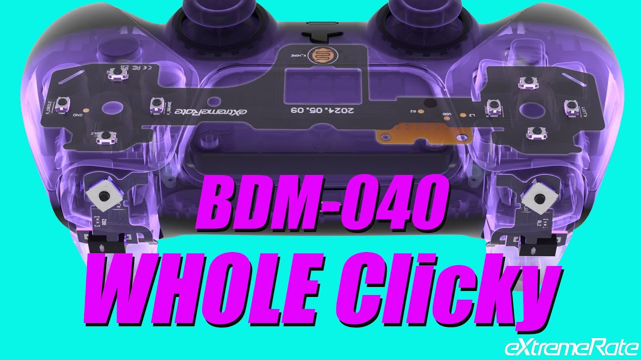 eXtremeRate PS5 DualSense Controller BDM-040 WHOLE Clicky Kit Tutorial