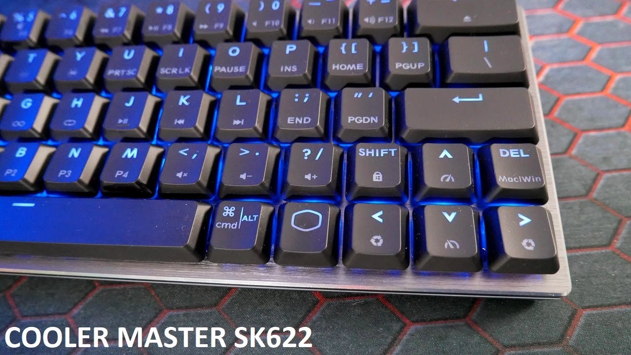 Bezprzewodowa klawiatura mechaniczna typu 60%, o niskim skoku klawisza - Cooler Master SK622