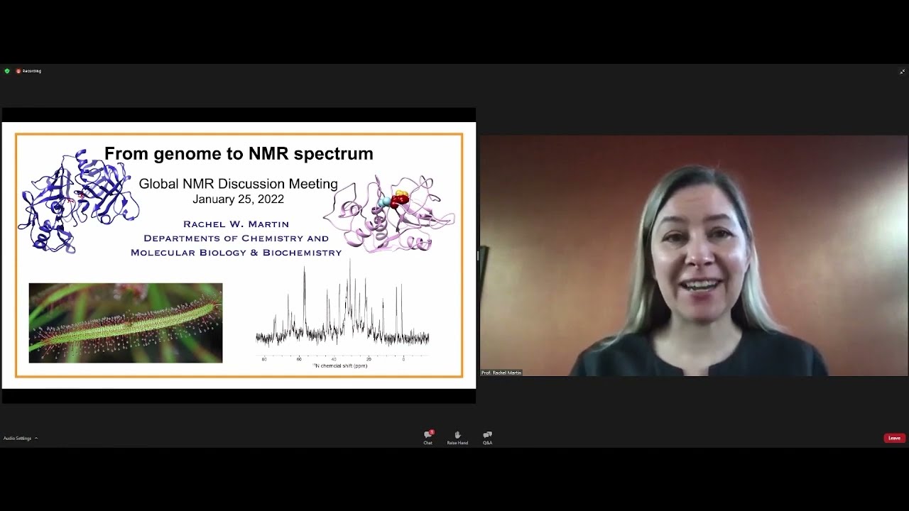 From Genome to NMR Spectrum - Global NMR Discussion Meeting 25 January 2022