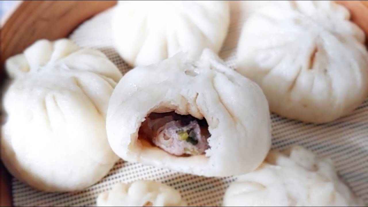 【包子】빠오즈ㅣ육즙 가득 속이 꽉찬 고기왕만두 多汁鲜肉包 【中文】简体 l 繁體