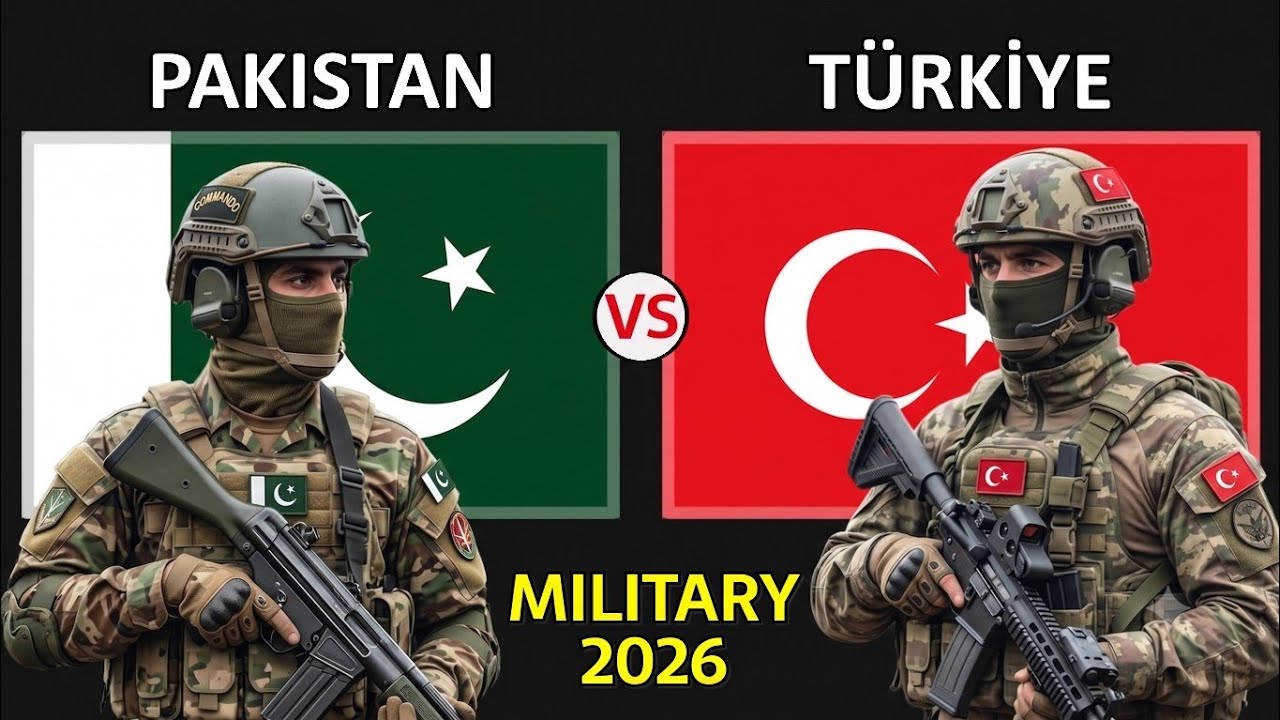 Pakistan vs T&uuml;rkiye Military Power Comparison 2026