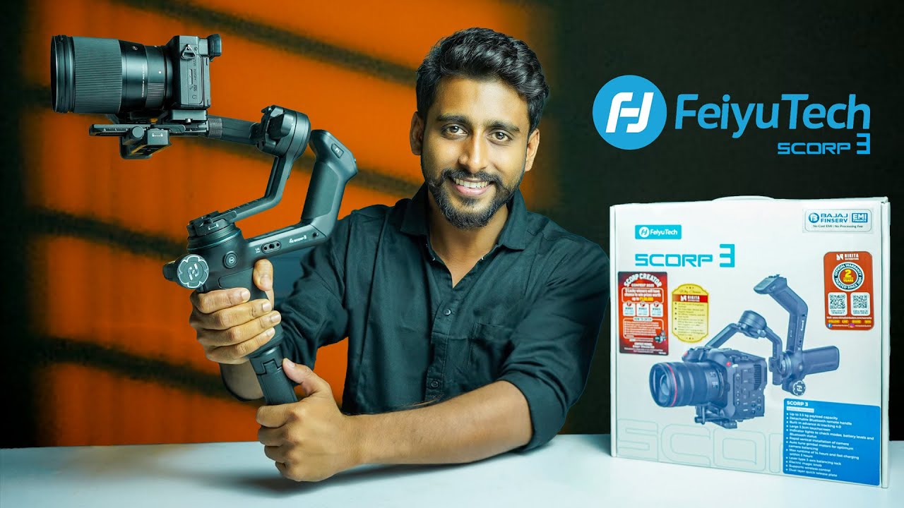 FeiyuTech Scorp 3 Unboxing & Full Detail  Review || Best Gimbal 2025 💥