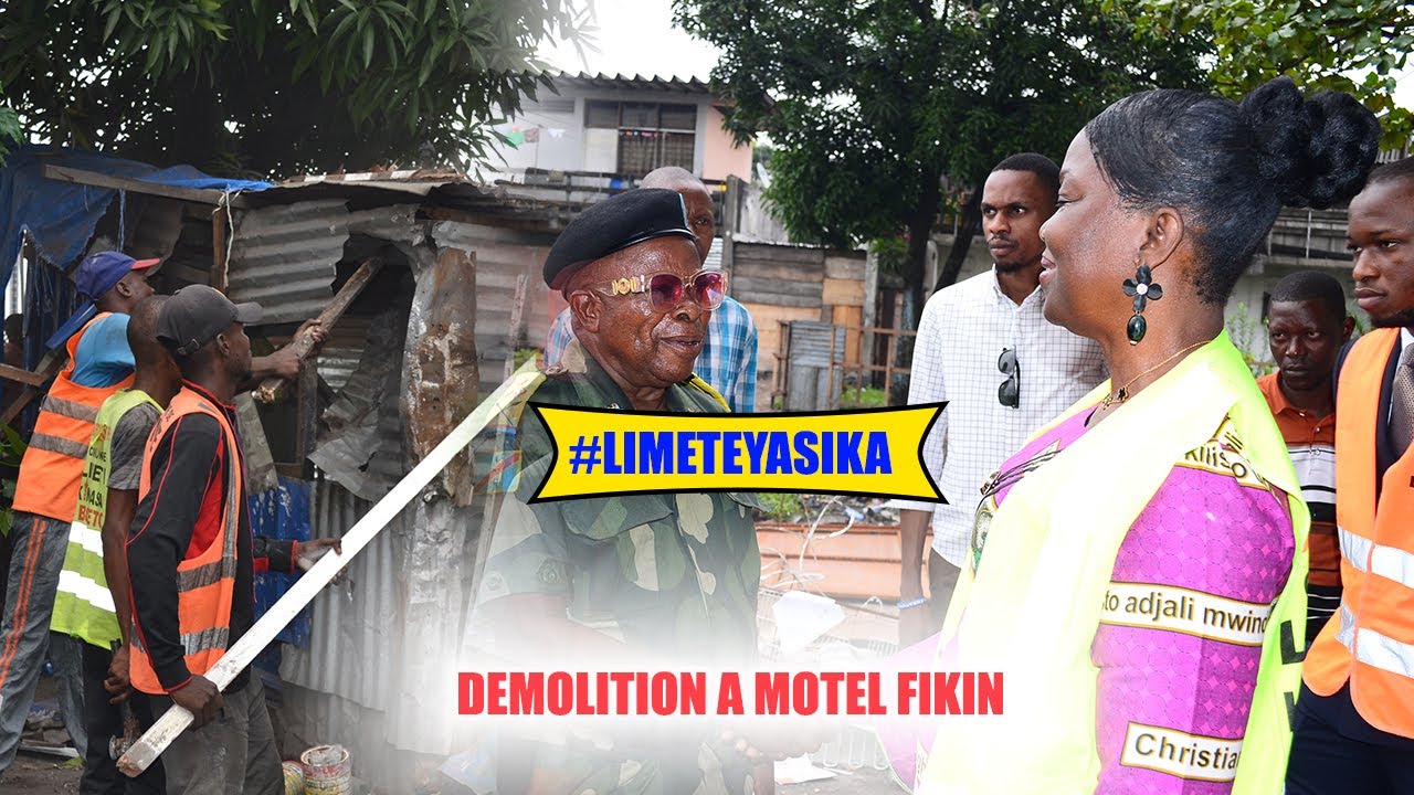 LIMETE.01.06.23: MADAME LA BOURGMESTRE ALAMBA ACCOMPAGNEE DE SON ADJOINT ISAAC ASSAINIT FIKIN