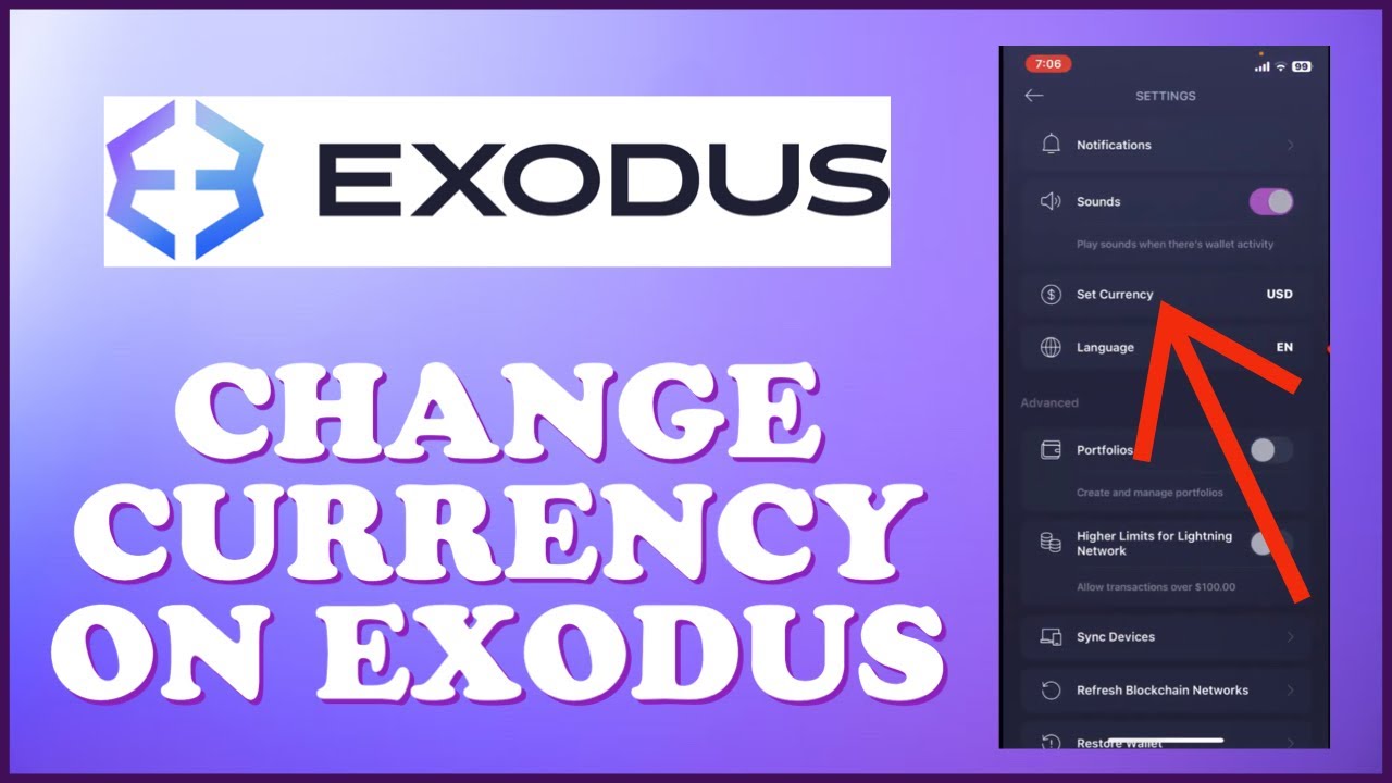 How To Change Currency On Exodus Wallet App 2024?