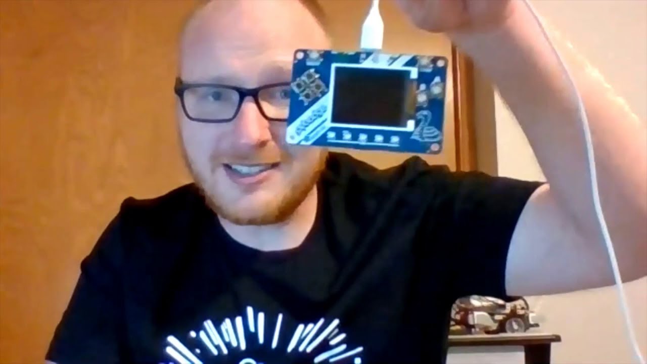 Downloading your game onto a PyBadge