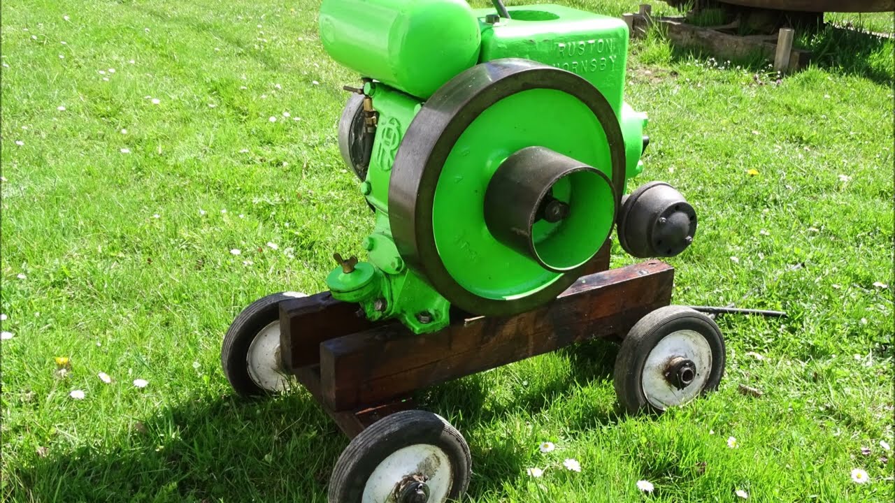 Ruston & Hornsby 6PB silnik stacjonarny, stationary engine, standmotor