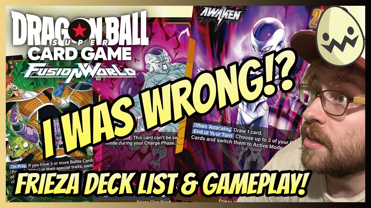 Dragon Ball Super Fusion World: Starter Deck Frieza Deck List and Gameplay!