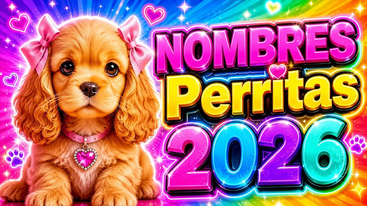 Lindos NOMBRES PARA PERRITAS tendencia 2026 🐕🎀