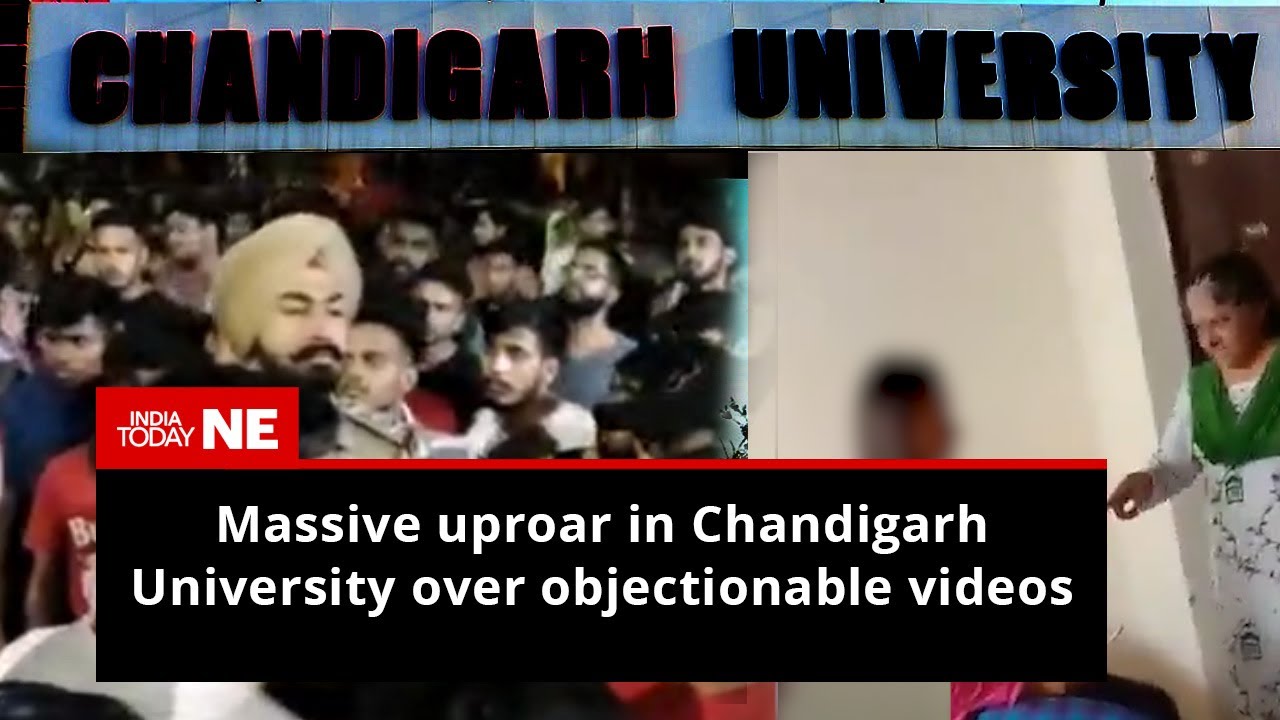 Massive protest erupts at Chandigarh University over objectionable videos