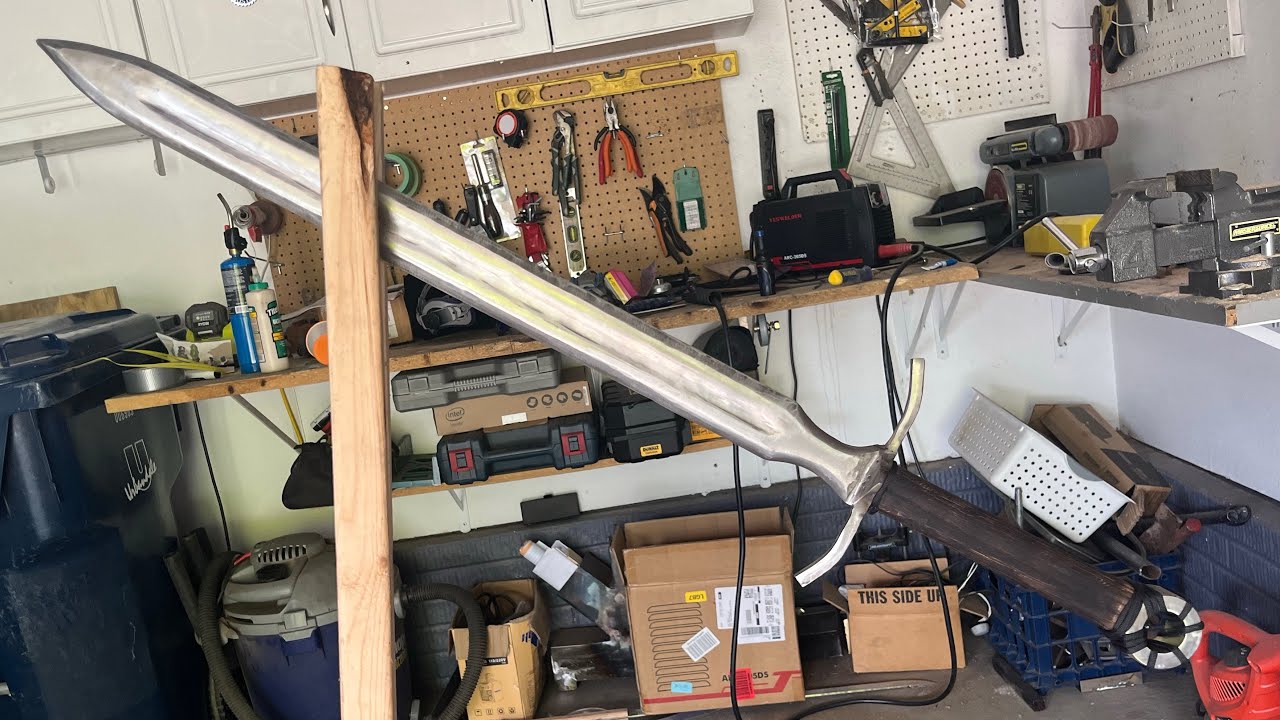 Making a longsword out of flat bar steel!