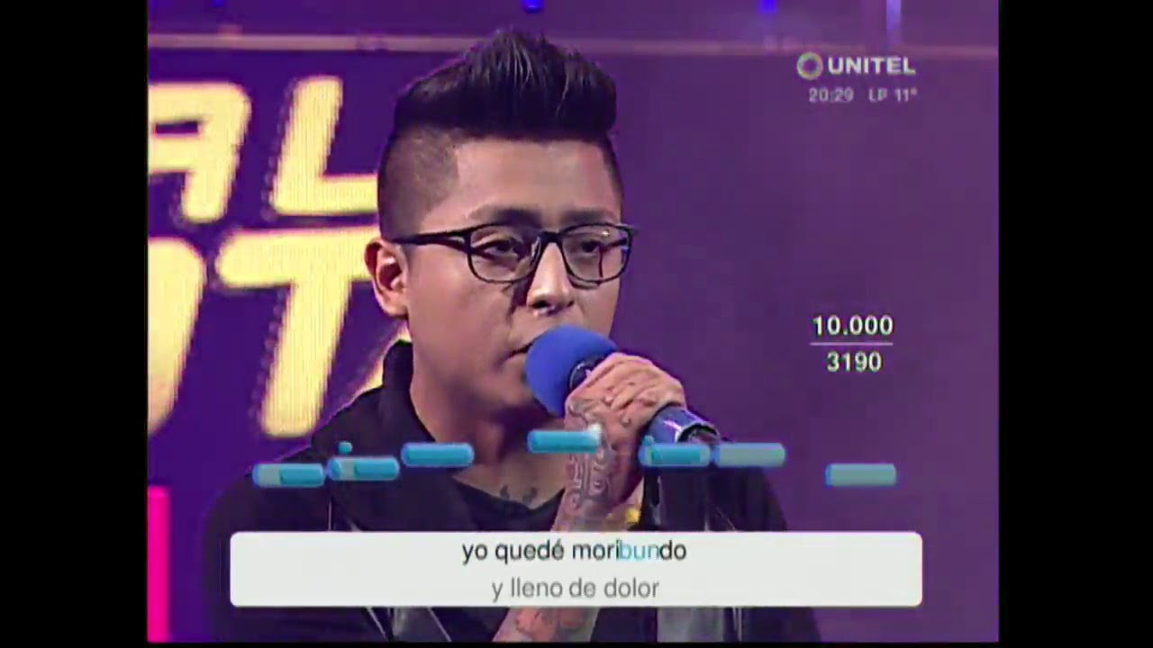 Naoki interpretó La Camisa Negra, de Juanes