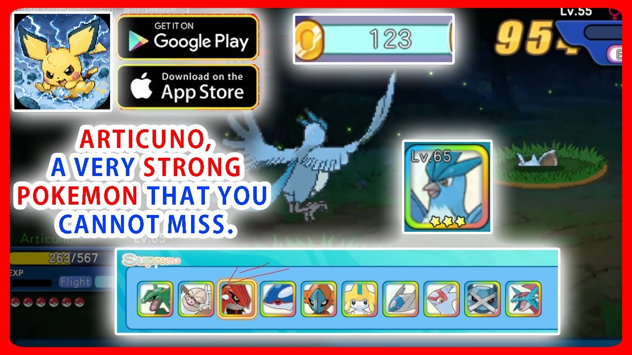 Pocket Pixel - Summon 100 times Gen 3 to get Groudon & Articuno's Absolute Power You'll need it