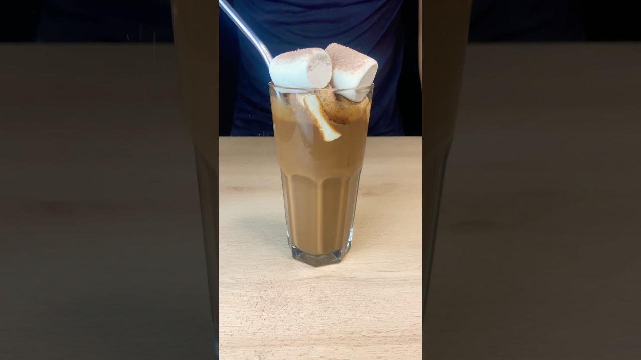CAF&Eacute; PINGADO COM MARSHMALLOW ☕️ #shorts #cafe