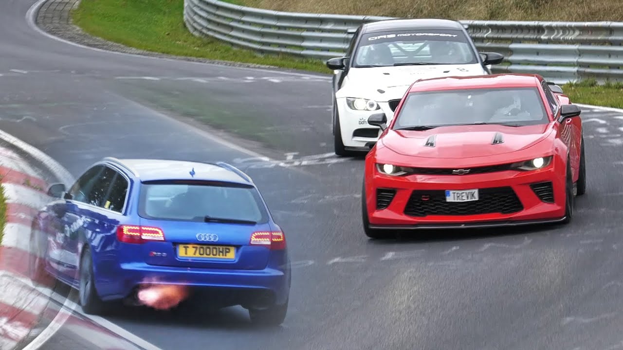 NÜRBURGRING  Weekend Highlights, Battles & Action  Tourists Driving on Nordschleife